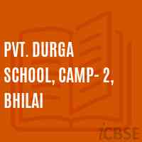 Pvt. Durga School, Camp- 2, Bhilai Logo