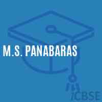 M.S. Panabaras Middle School Logo