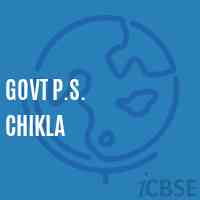 Govt P.S. Chikla Primary School Logo