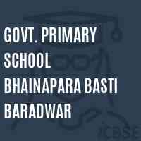 Govt. Primary School Bhainapara Basti Baradwar Logo