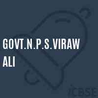 Govt.N.P.S.Virawali Primary School Logo