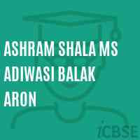 Ashram Shala Ms Adiwasi Balak Aron Middle School Logo