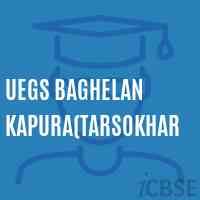 Uegs Baghelan Kapura(Tarsokhar Primary School Logo