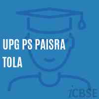Upg Ps Paisra Tola Primary School Logo