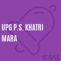 Upg P.S. Khatri Mara Primary School Logo