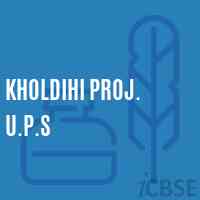 Kholdihi Proj. U.P.S Middle School Logo
