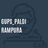 Gups_Paldi Rampura Middle School Logo
