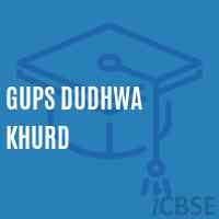 Gups Dudhwa Khurd Middle School Logo