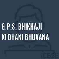 G.P.S. Bhikhaji Ki Dhani Bhuvana Primary School Logo