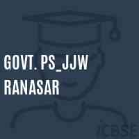 Govt. Ps_Jjw Ranasar Primary School Logo