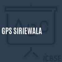 Gps Siriewala Primary School Logo