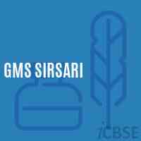 Gms Sirsari Middle School Logo