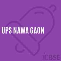 Ups Nawa Gaon Middle School Logo
