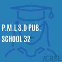 P.M.L S.D Pub. School 32 Logo