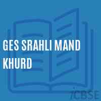 Ges Srahli Mand Khurd Primary School Logo