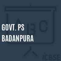 Govt. Ps Badanpura Primary School Logo