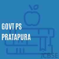 Govt Ps Pratapura Primary School Logo
