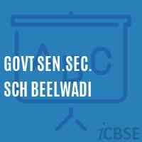 Govt Sen.Sec. Sch Beelwadi High School Logo