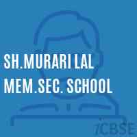 Sh.Murari Lal Mem.Sec. School Logo