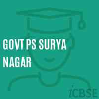 Govt Ps Surya Nagar Primary School Logo
