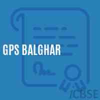 Gps Balghar Primary School Logo