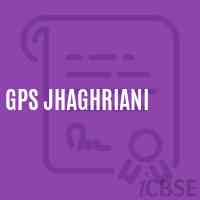 Gps Jhaghriani Primary School Logo