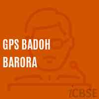 Gps Badoh Barora Primary School Logo