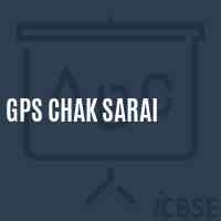 Gps Chak Sarai Primary School Logo