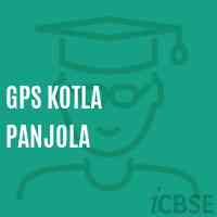Gps Kotla Panjola Primary School Logo