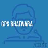 Gps Bhatwara Primary School Logo
