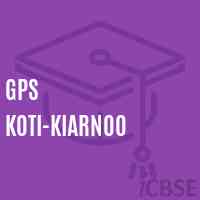 Gps Koti-Kiarnoo Primary School Logo