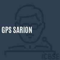 Gps Sarion Primary School Logo