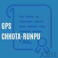 Gps Chhota-Runpu Primary School Logo