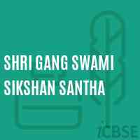 Shri Gang Swami Sikshan Santha Secondary School Logo