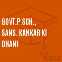 Govt.P.Sch., Sans. Kankar Ki Dhani Primary School Logo