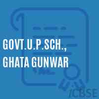 Govt.U.P.Sch., Ghata Gunwar Middle School Logo