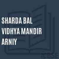 Sharda Bal Vidhya Mandir Arniy Middle School Logo