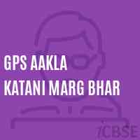 Gps Aakla Katani Marg Bhar Primary School Logo