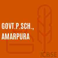 Govt.P.Sch., Amarpura Primary School Logo