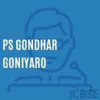 Ps Gondhar Goniyaro Primary School Logo