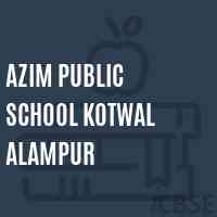 Azim Public School Kotwal Alampur Logo