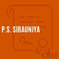 P.S. Sirauniya Primary School Logo