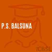 P.S. Balsuna Primary School Logo