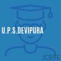 U.P.S.Devipura Middle School Logo