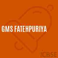 Gms Fatehpuriya Middle School Logo