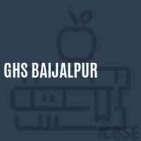 Ghs Baijalpur Secondary School Logo
