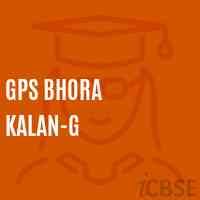 Gps Bhora Kalan-G Primary School Logo