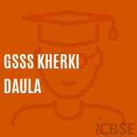 Gsss Kherki Daula High School Logo