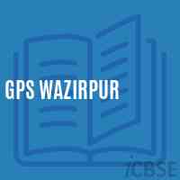 Gps Wazirpur Primary School Logo