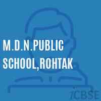 M.D.N.Public School,Rohtak Logo